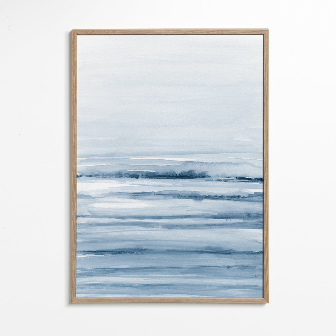Lisslune | Watercolor Landscape N 45 Indigo Blue
