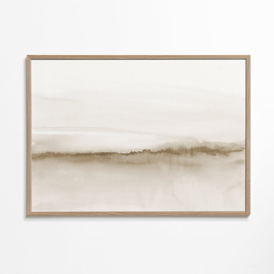 Lisslune | Watercolor Landscape N 47 Beige shades