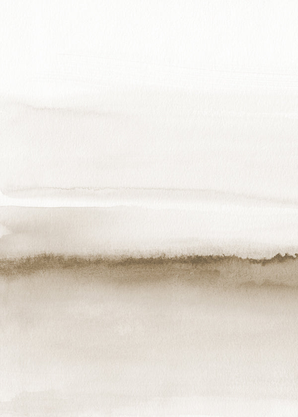 Lisslune | Watercolor Landscape N 47 Beige Shades 1/2