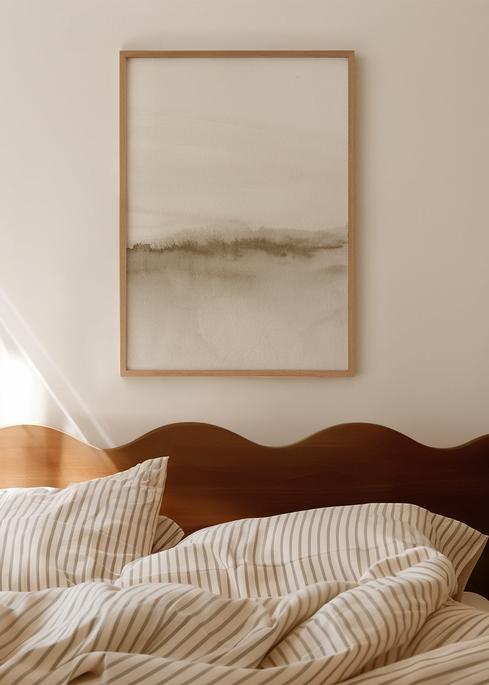 Lisslune | Watercolor landscape N 47 Beige tones 2/2