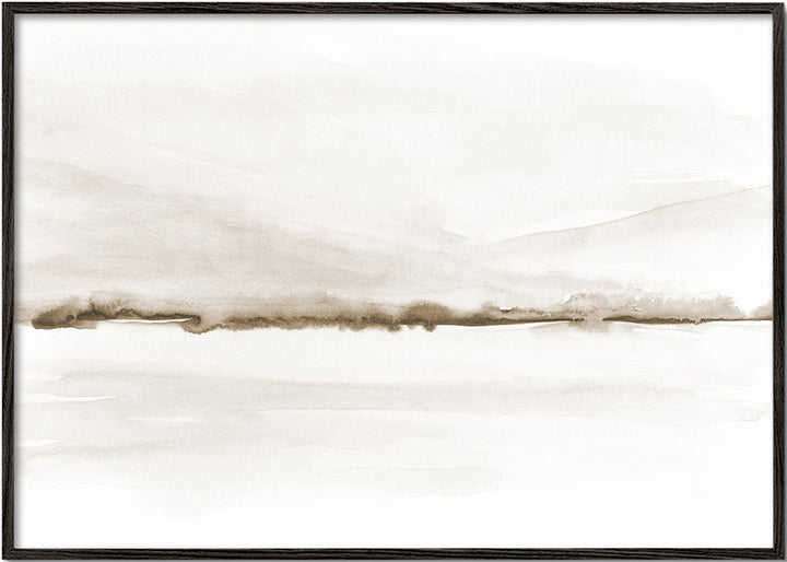 Lisslune | Watercolor Landscape N 48 Sepia