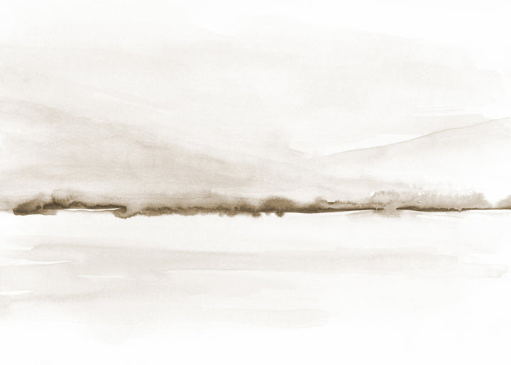 Lisslune | Watercolor Landscape N 48 Sepia