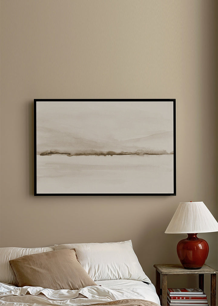 Lisslune | Watercolor Landscape N 48 Sepia