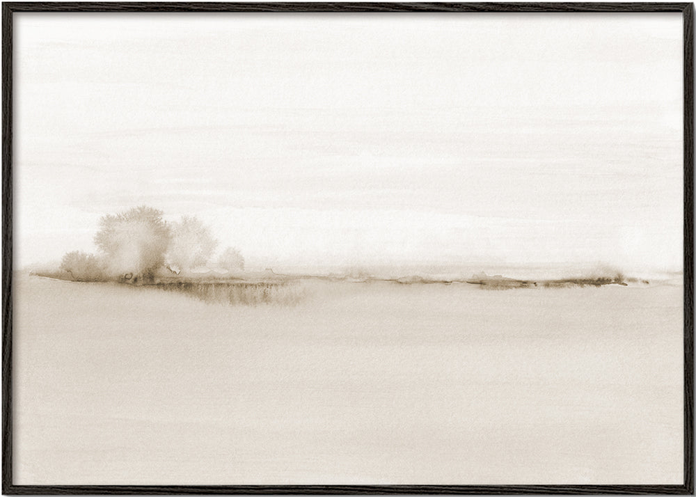 Lisslune | Watercolor Landscape N 50 Sepia