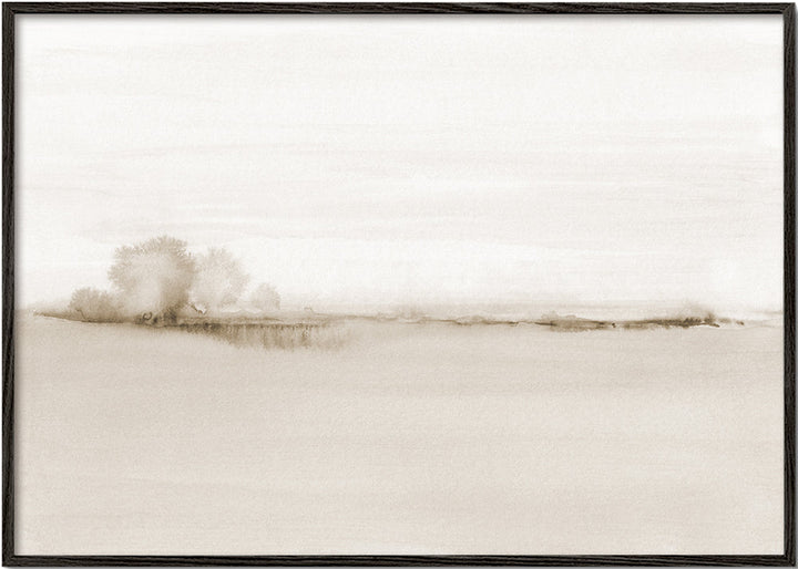 Lisslune | Watercolor Landscape N 50 Sepia