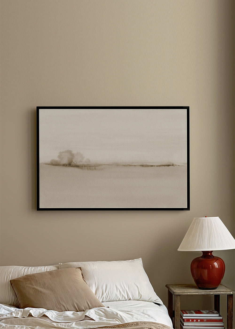 Lisslune | Watercolor Landscape N 50 Sepia