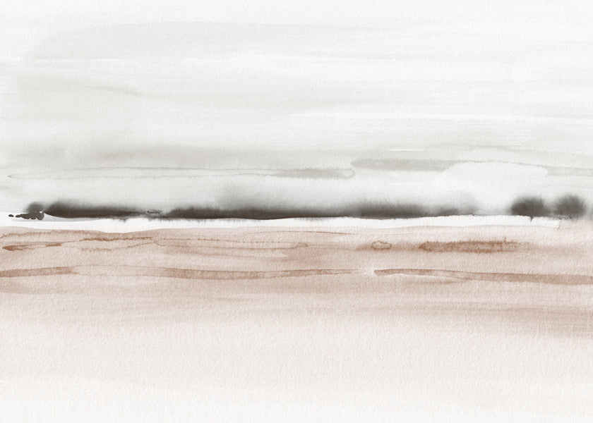Lisslune | Watercolor - sea in earth colors