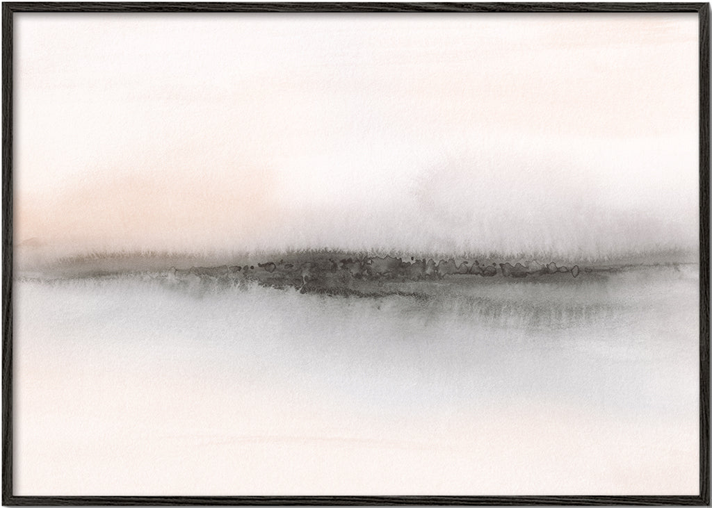 Lisslune | Abstract minimalist landscape in soft tones