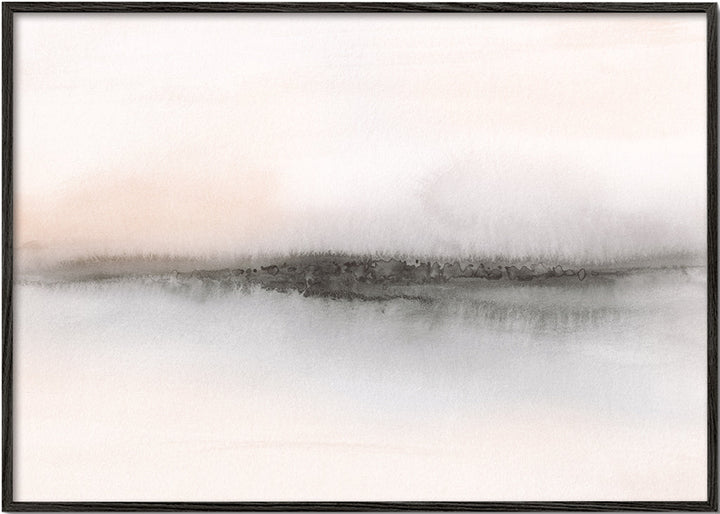Lisslune | Abstract minimalist landscape in soft tones