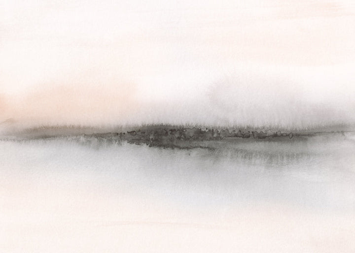 Lisslune | Abstract minimalist landscape in soft tones