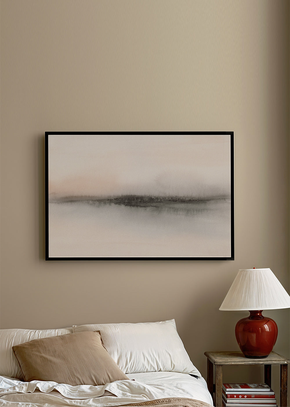 Lisslune | Abstract minimalist landscape in soft tones