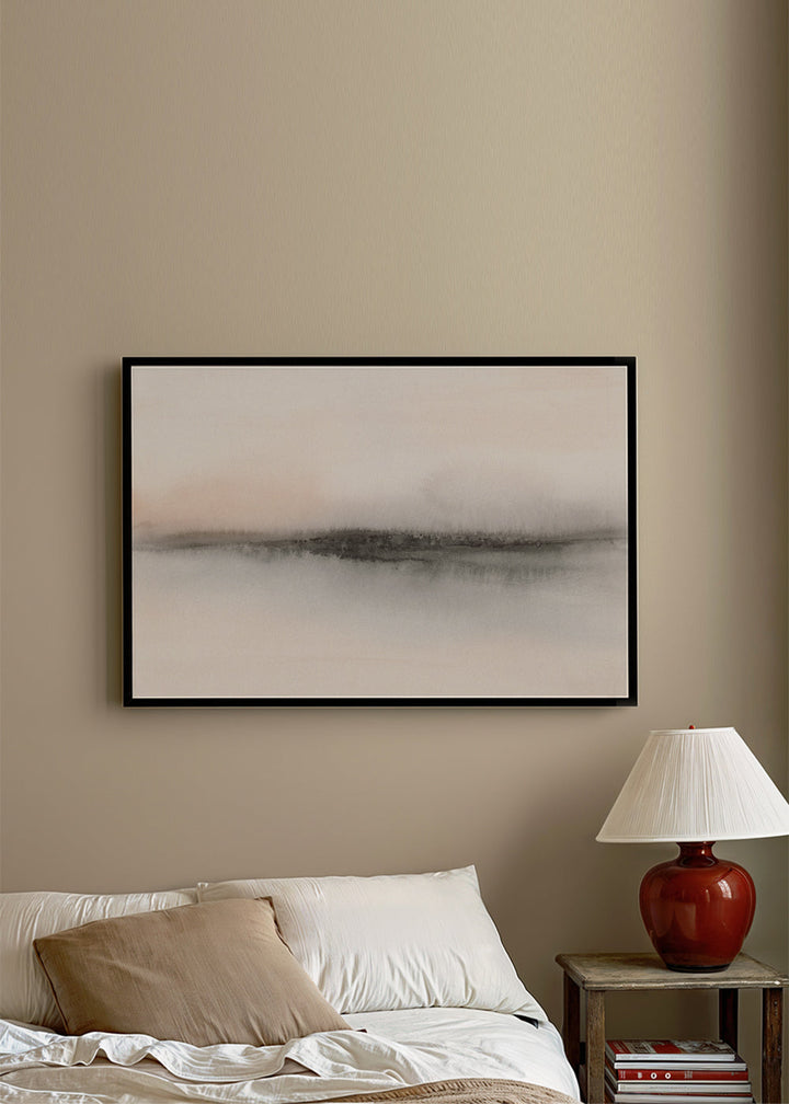 Lisslune | Abstract minimalist landscape in soft tones