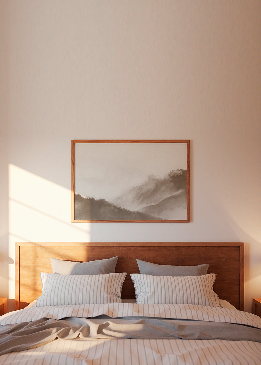 Lisslune | Foggy mountains in sepia tones