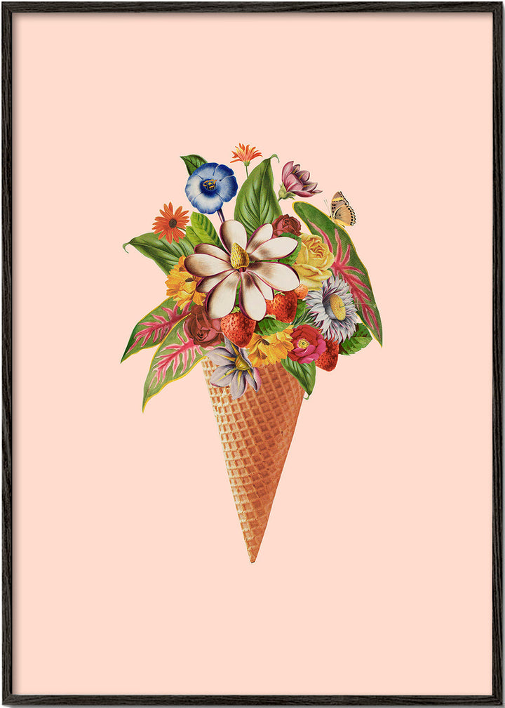 Lisslune | Botanical pink ice cream