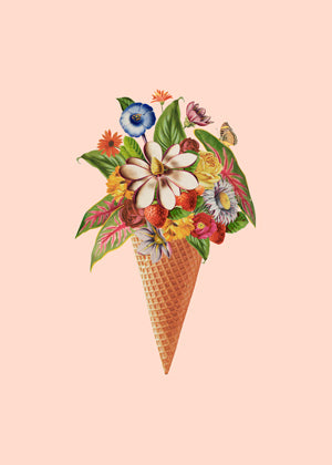 Lisslune | Botanical pink ice cream