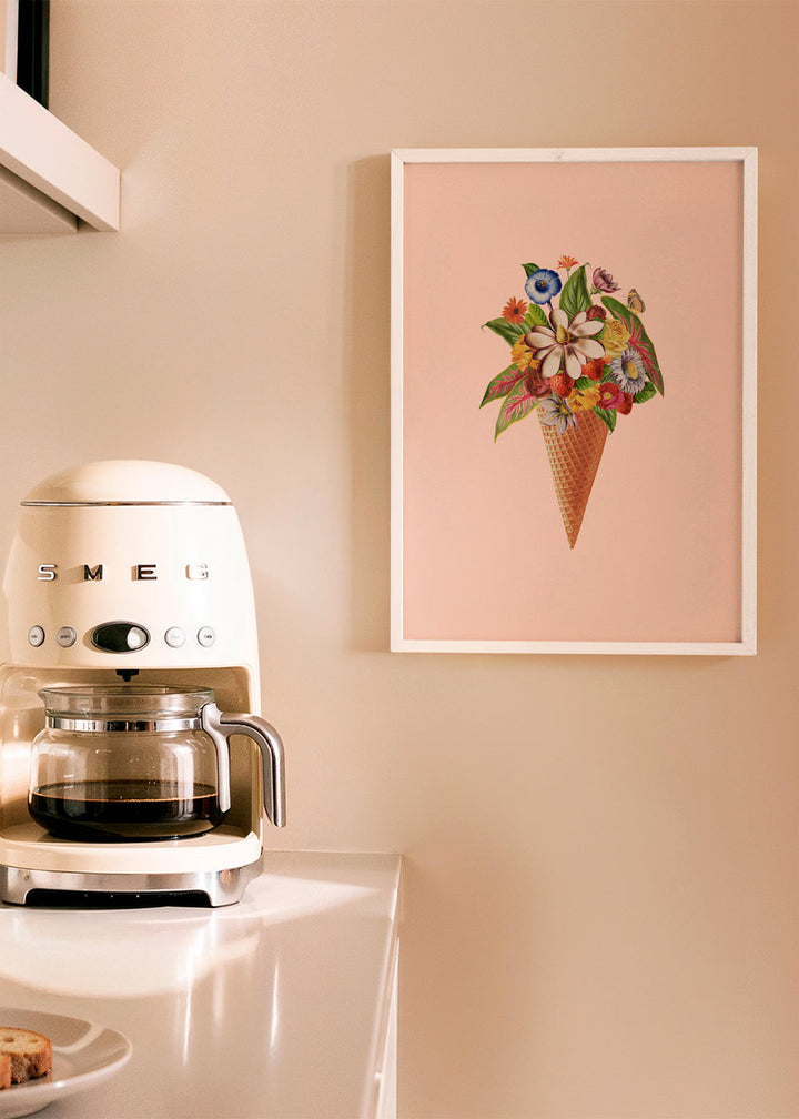 Lisslune | Botanical pink ice cream