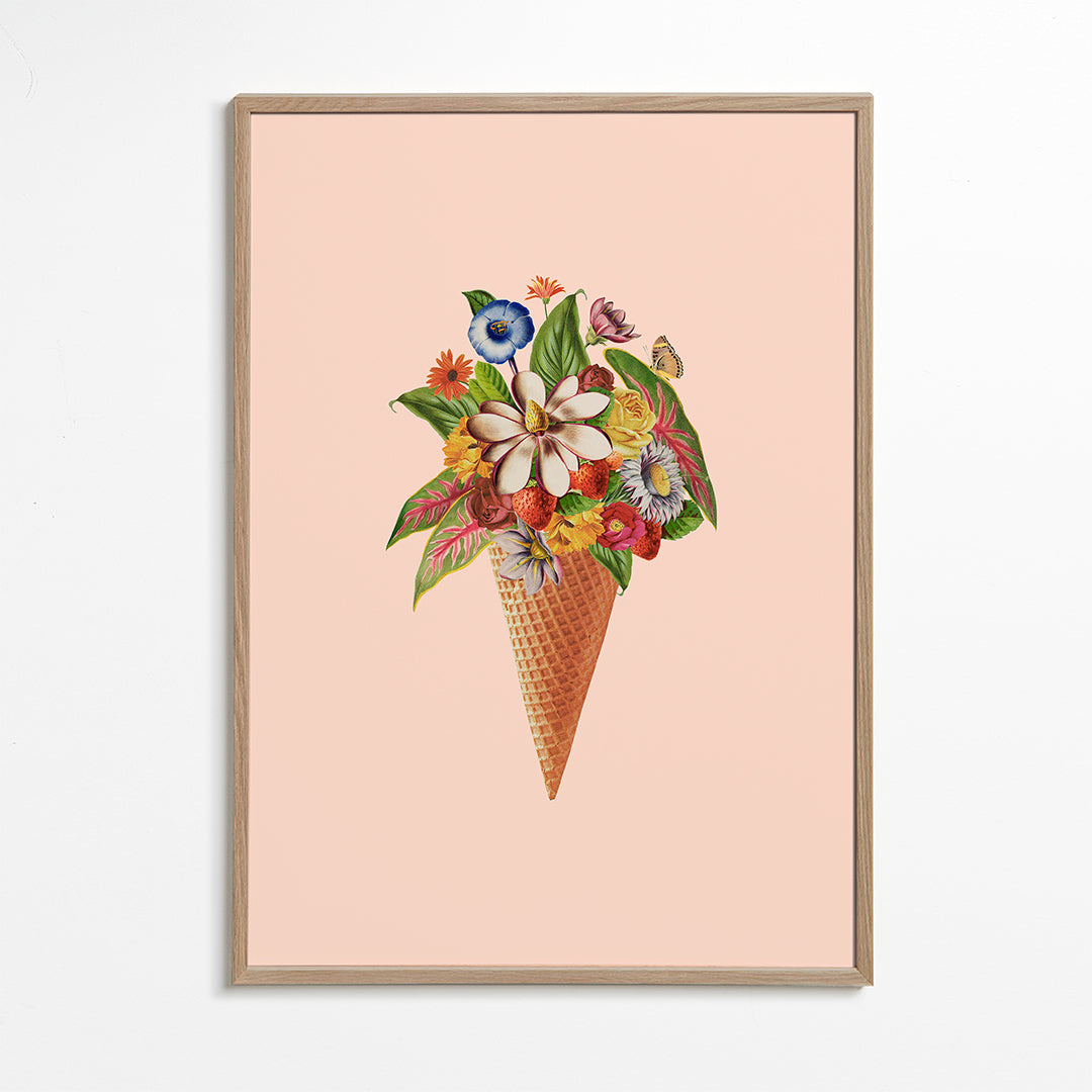 Lisslune | Botanical pink ice cream
