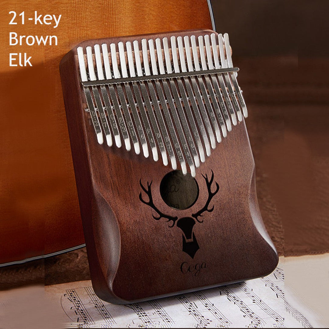 Lisslune | Portable Kalimba, with 21 Keys & Solid Wood Board, for Kids, Adult, Beginners, Professional