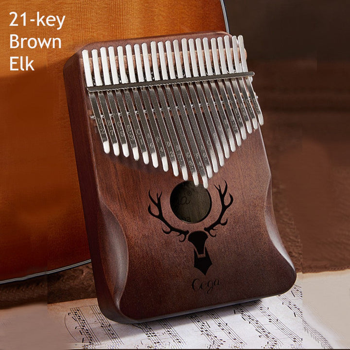Lisslune | Portable Kalimba, with 21 Keys & Solid Wood Board, for Kids, Adult, Beginners, Professional
