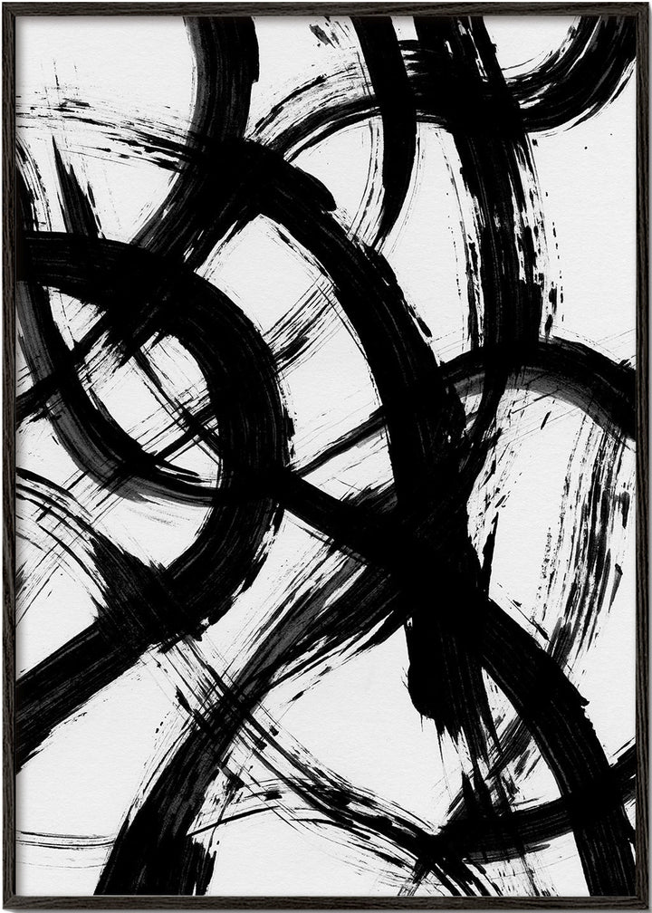 Lisslune | Abstract Brush Strokes 98X