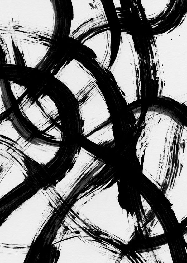 Lisslune | Abstract Brush Strokes 98X