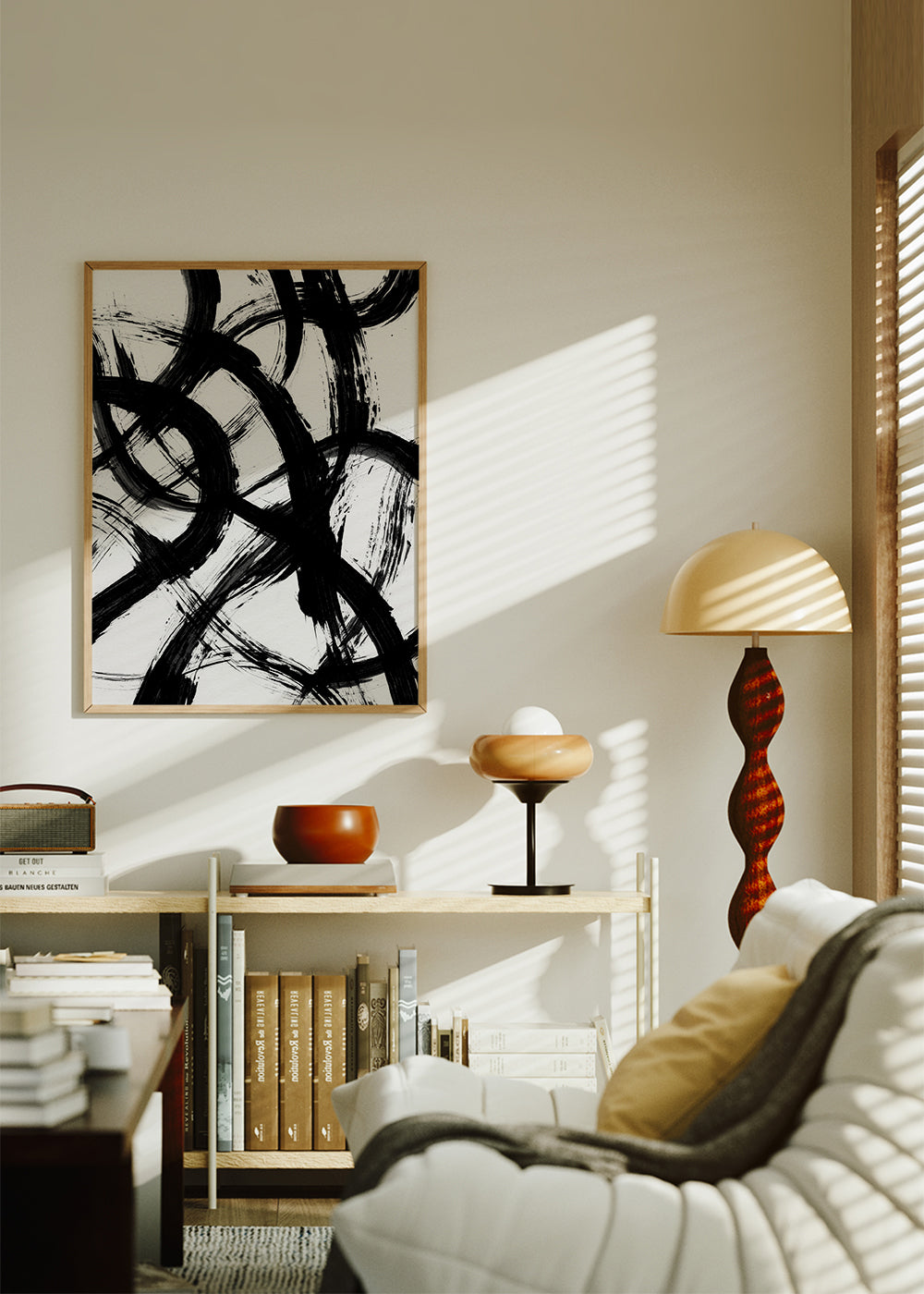 Lisslune | Abstract Brush Strokes 98X
