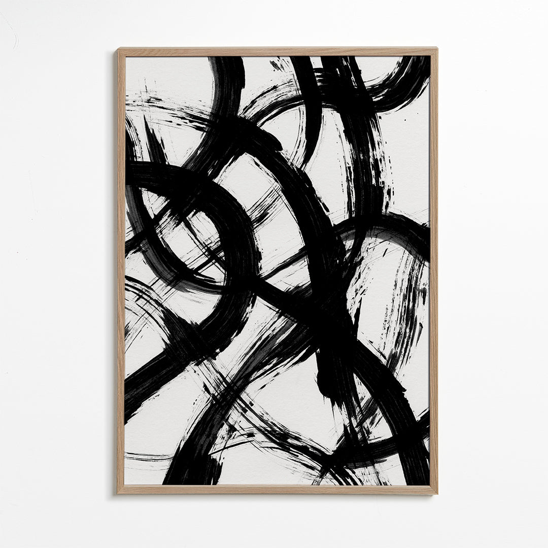 Lisslune | Abstract Brush Strokes 98X