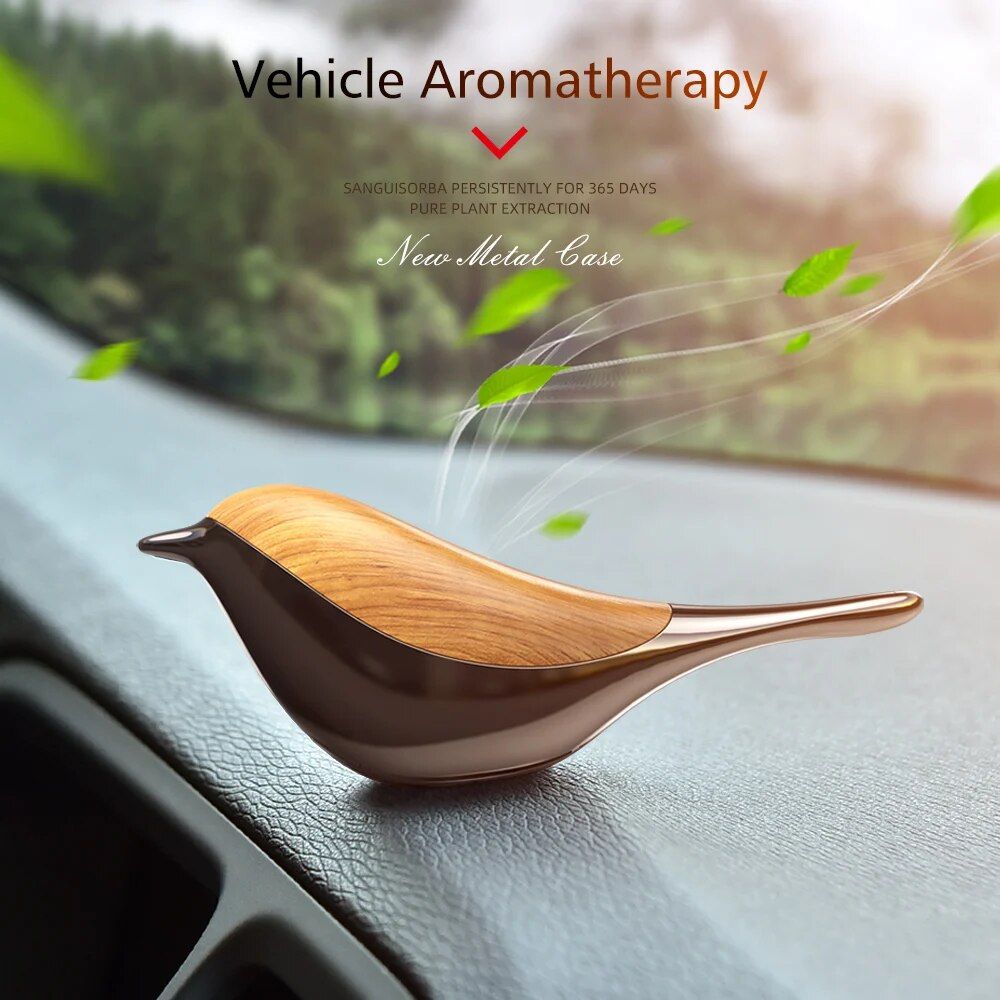 Lisslune | Lucky Bird Aromatherapy Car Air Purifier Diffuser - Solid Long-lasting Perfume for Car Interior