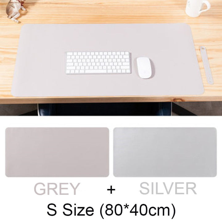 Lisslune | Double-sided Large Waterproof PU Leather Desk Mat, for Office and Home