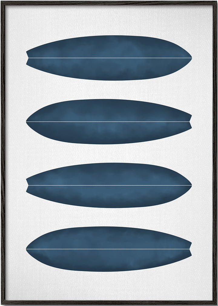 Lisslune | Surfboard in Navy Blue
