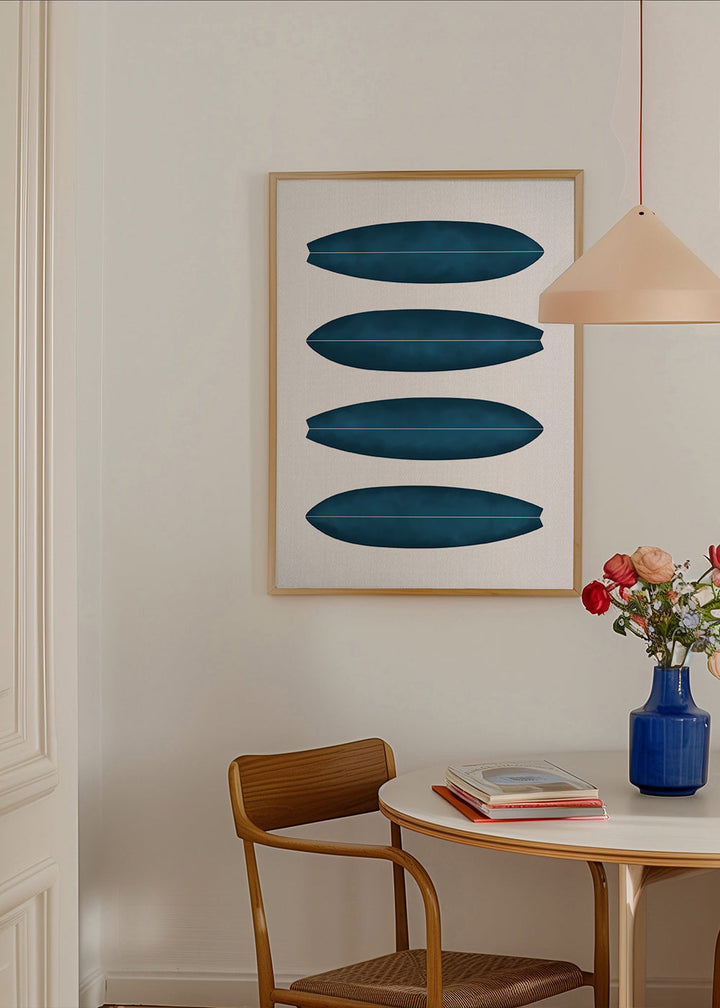 Lisslune | Surfboard in Navy Blue
