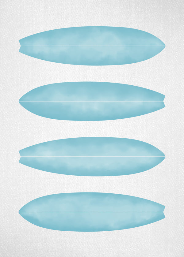 Lisslune | Surfboard in blue
