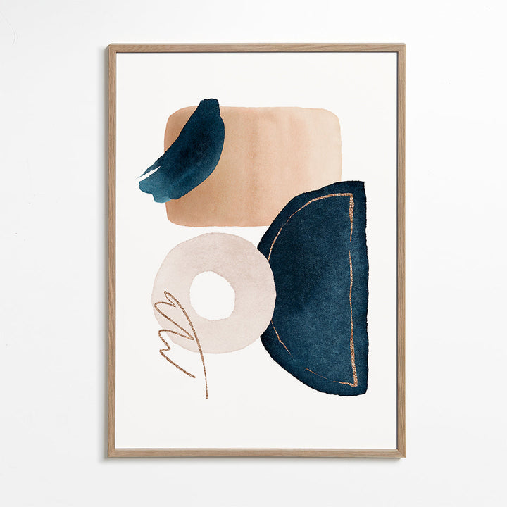 Lisslune | Watercolor Shapes in Marine 2