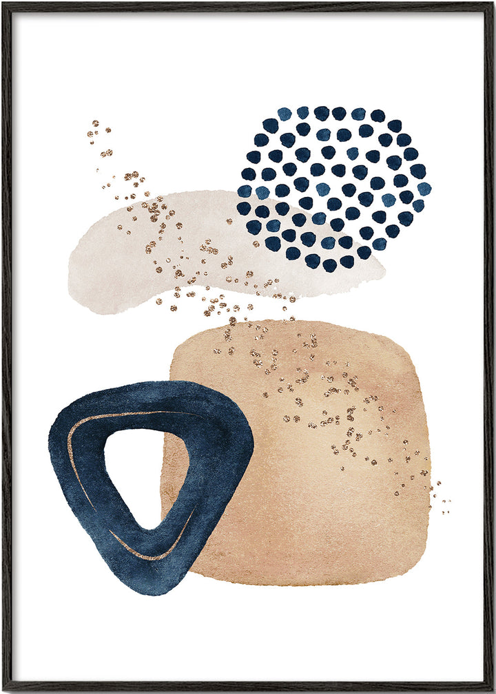 Lisslune | Watercolor Shapes in Marine 3