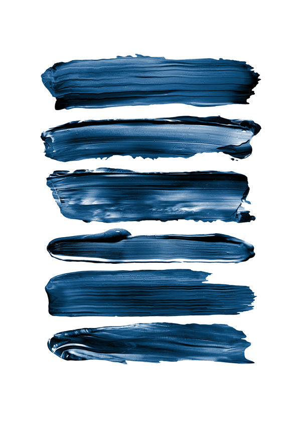 Lisslune | The Brush Stroke in Blue