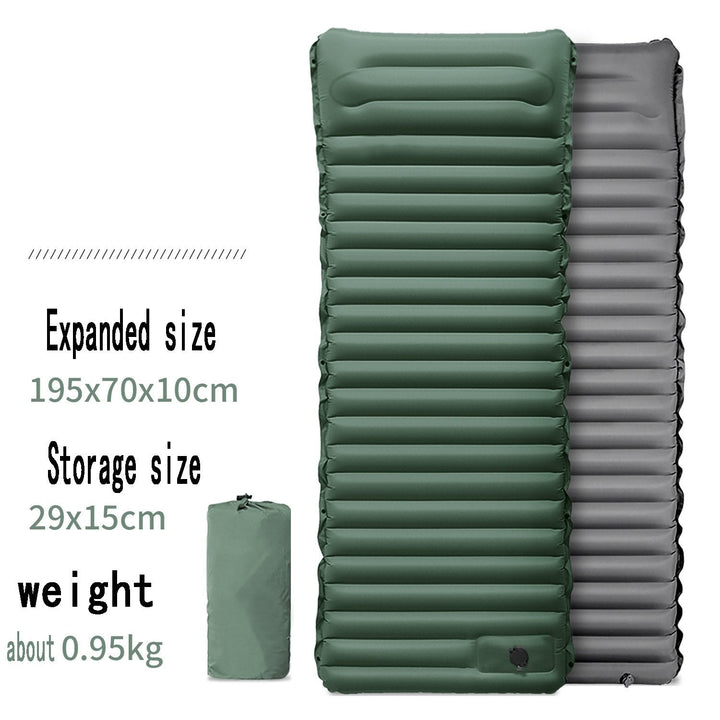 Lisslune | GreenCloud Air Sleeping Pad: Ultimate Comfort for Every Adventure