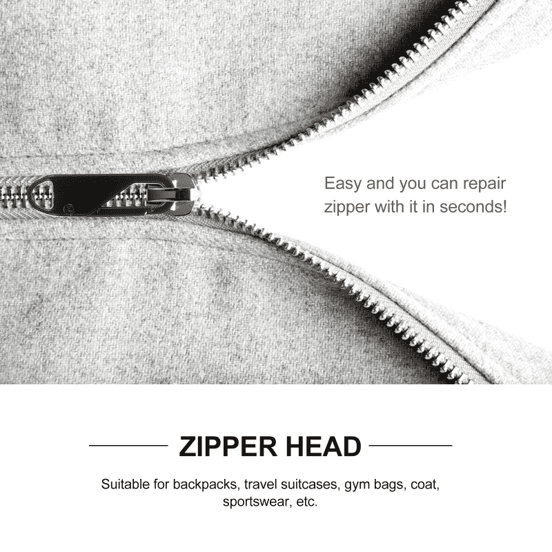 Lisslune | Universal removable zipper pull (1 SET/6 pieces)
