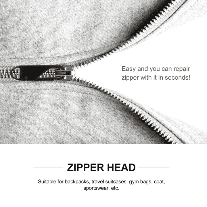Lisslune | Universal removable zipper pull (1 SET/6 pieces)