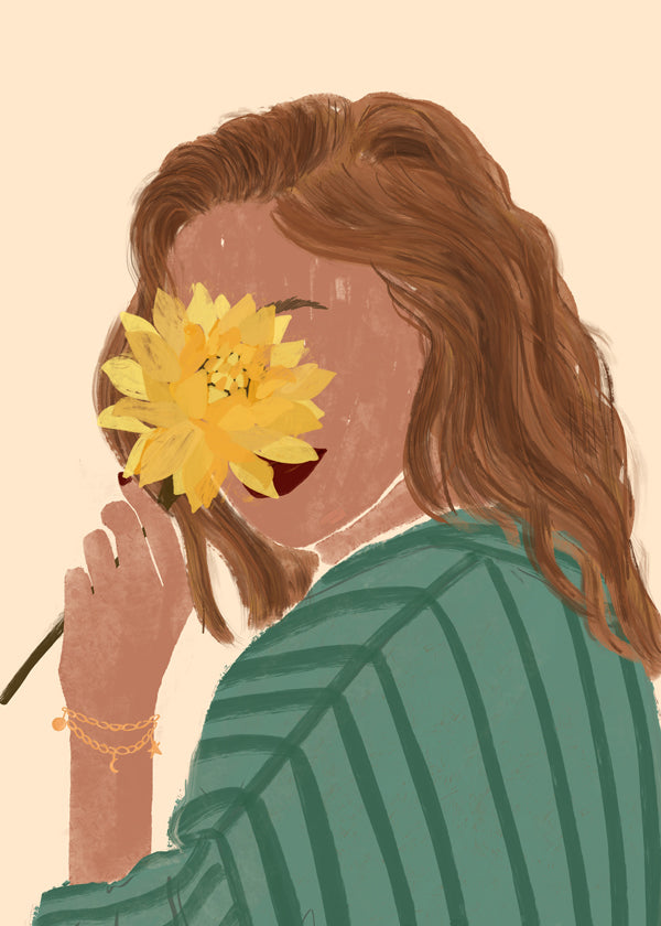 Lisslune | Flower Love Women Portrait