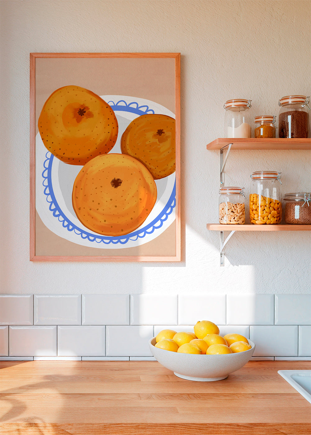 Lisslune | Oranges on a plate