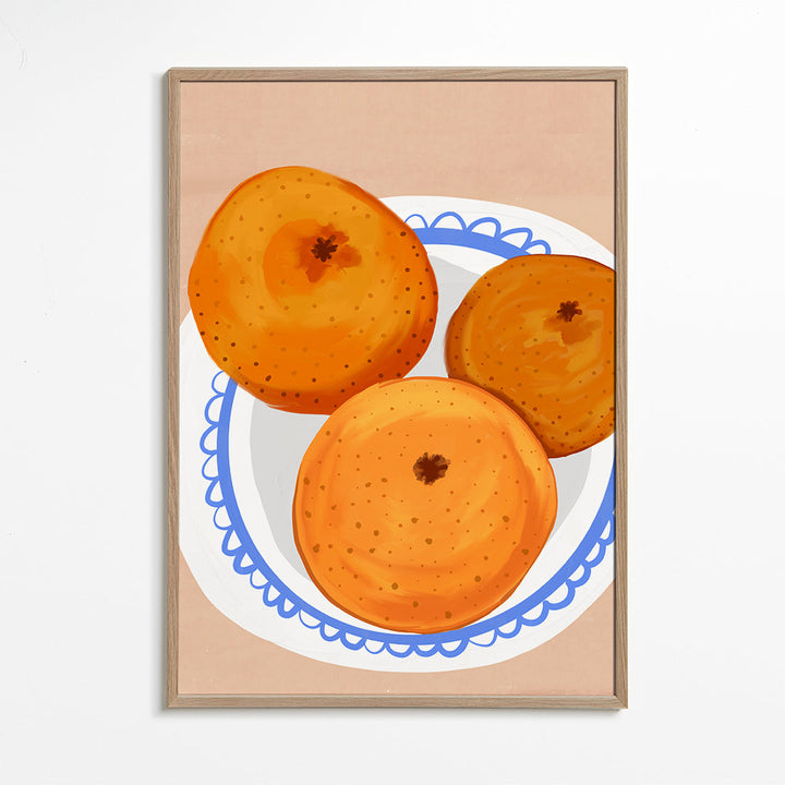Lisslune | Oranges on a plate