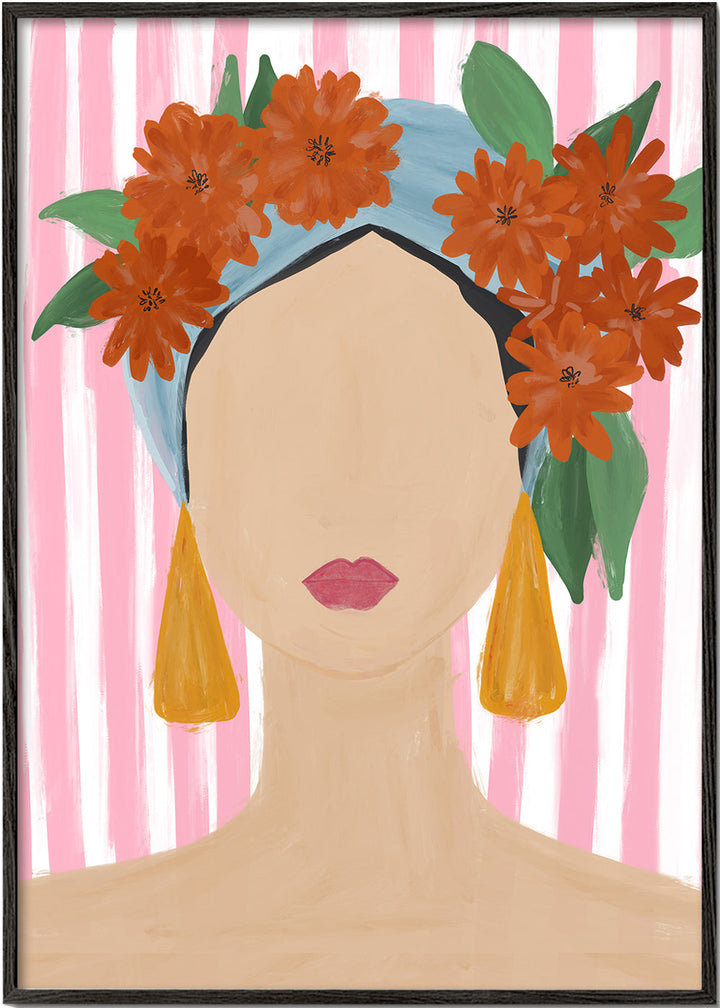 Lisslune | Frida Vibes Woman Portrait