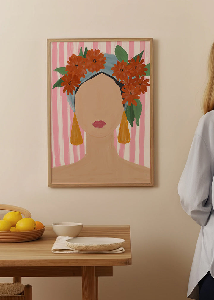 Lisslune | Frida Vibes Woman Portrait
