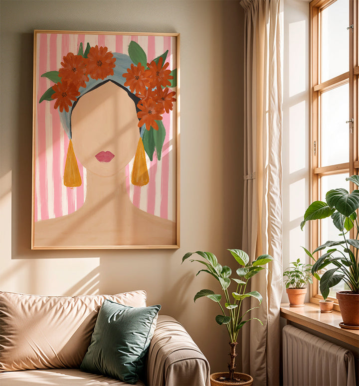 Lisslune | Frida Vibes Woman Portrait