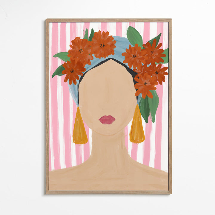 Lisslune | Frida Vibes Woman Portrait