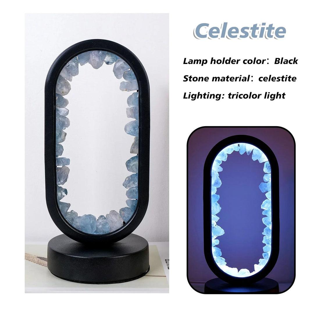 Lisslune | CrystalGlow – Handmade amethyst atmospheric lamp for relaxation and peace