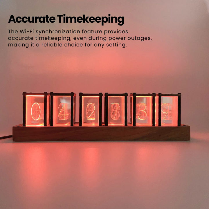 Lisslune | Nixie Tube Clock: Retro