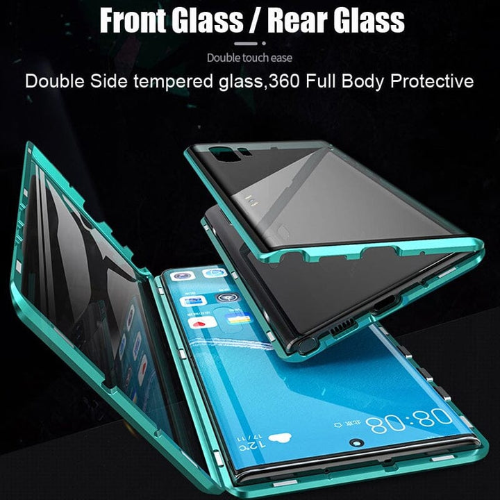 Lisslune | Magnetic tempered glass double-sided phone case for Samsung