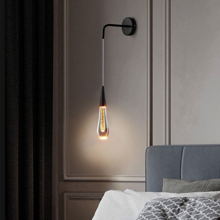 Lisslune | LumeTear Luxury LED Wall Light | Teardrop Design | Dimmable | For Bedroom & Living Room