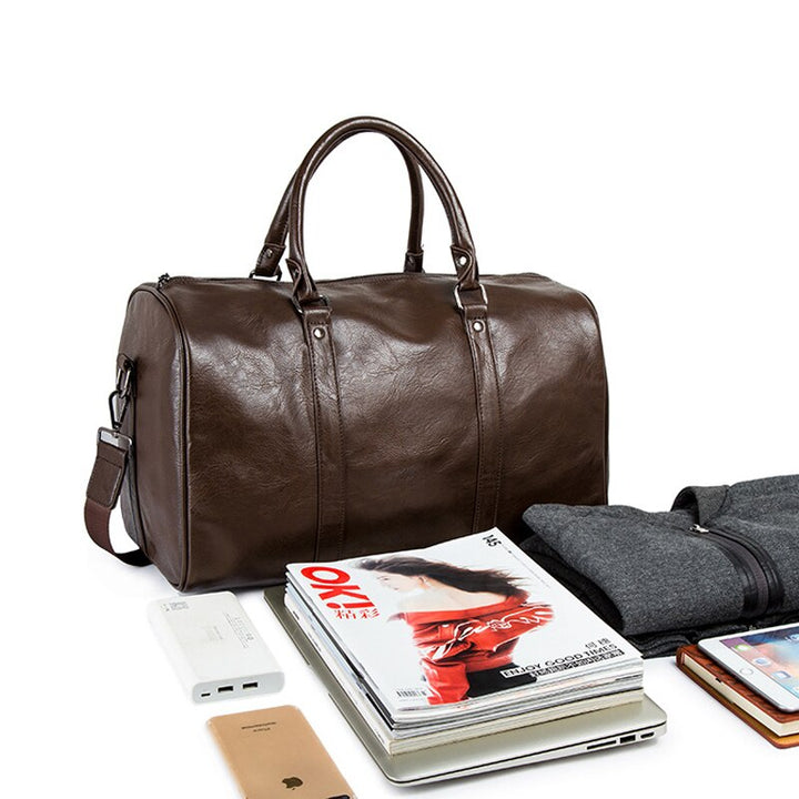 Lisslune | Stylish Leather Men’s Travel Bag – Perfect for Long and Short Trips